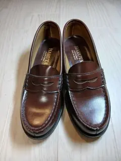 美品　試着のみ　HARUTA コインローファー #4514 ブラウン　23.5