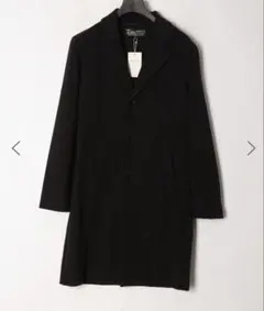 【美品】アニエスベーオム　チェスターコート　ロングコート　ウール　黒 2026年最新】Agnes b メンズ チェスターコートの人気アイテム - メルカリ