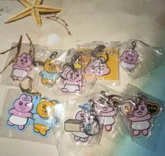 【新品未開封】　おぱんちゅうさぎ　アクリルキーホルダー　ラバーキーホルダー