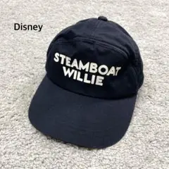 【Disney】 ディズニー キャップ 刺繍 ワンポイント ブラック