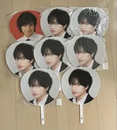 SexyZone セクゾ 中島健人 公式ジャンボうちわ 8本セット H