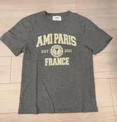 Ami Alexandre Mattiussi ロゴTシャツ グレーのサムネイル