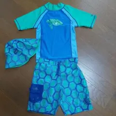【未使用品】コストコ　男の子用水着3点セット カメの絵柄