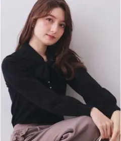 【新品未着用】index ミニボウタイニット