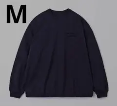 ennoy Long sleeve hem rib tee BLACK M