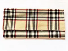 【匿名配送】ハンドメイド　カトラリーケース㊾タータンチェック柄