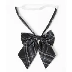 WEGO リボン 制服 ブラックチェック