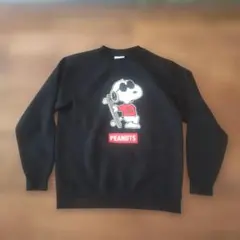 PEANUTS JOE COOL スウェットトレーナー ブラックLサイズ