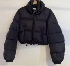 SLY クロップドダウンジャケット ブラック