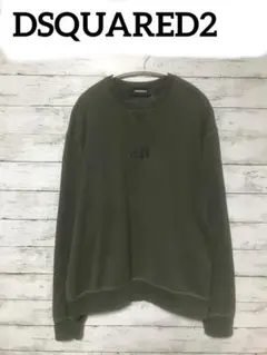 DSQUARED2 アイコン　ICON スウェット　トレーナー　カーキ