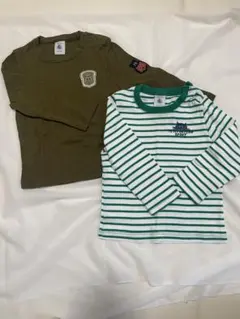 プチバトー　ロンT80サイズ　2枚セット