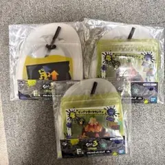 スプラ3 一番くじ ジッパーバッグ 3種セット＋冷感チェンジグラス