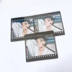 鬼滅の刃 ダイニング 第四期 フィルム風クリアカード 慶蔵 3枚セット 2