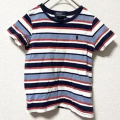 ボーダーTシャツ 90 シンプル ワンポイント 薄手 ポロバイラルフローレンのサムネイル