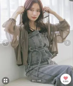 mysty woman 楊柳シアーパーカーのサムネイル