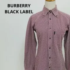 美品 BURBERRY BLACK LABEL ギンガムチェック シャツ 1