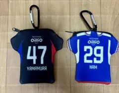 横浜F•マリノス ユニフォーム型ポ−チNo.32田川知樹 - メルカリ