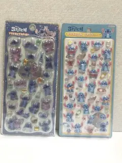 スティッチ ボンボンドロップシール プチドロップステッカー　2点セット