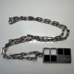 【SV925】GUESS ロゴプレート ネックレス 14g スターリングシルバーのサムネイル