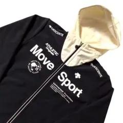 デサントムーブスポーツ ウインドブレーカー 裏起毛 秋冬 黒 M レディース