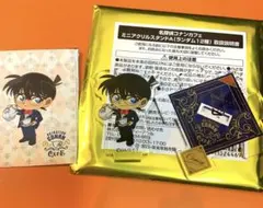 名探偵コナンミニアクリルスタンドA江戸川コナンステッカーセットコナンカフェ