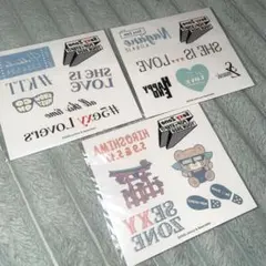 SexyZone ボディシール3種セット