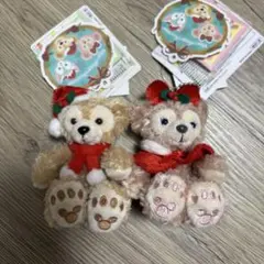 ☺︎︎ダッフィー & シェリーメイ クリスマスキーホルダー