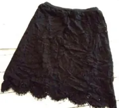 【美品】花柄レーススカート  Ｌサイズ