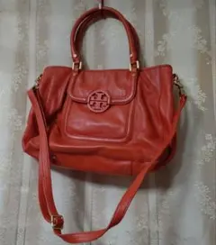 Tory Burch レザー ショルダーバッグ