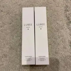 【新品未開封】薬用ハミガキ LUBEE WHITE 80g　ホワイトニング 2個