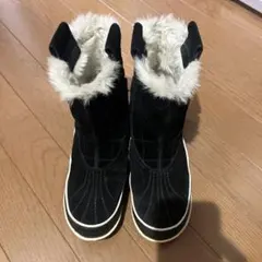 SOREL ブラック ムートンブーツ