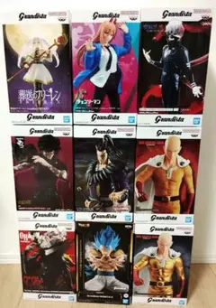 Grandista フィギュア まとめ売り 8個セット アニメ プライズ景品 Grandista 最新プライズフィギュア 8種セット まとめ売り 匿名配送