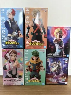 僕のヒーローアカデミア フィギュア 轟焦凍 爆豪勝己 緑谷出久 麗日お茶子