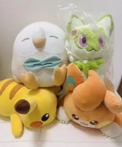 ポケモン　ぬいぐるみ　まとめ売り　モクロー　ニャオハ　ピカチュウ　パモ