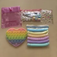 すみっコぐらし 文具　ポップチューブ　プッシュポッシュセット