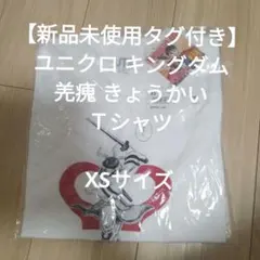【新品未使用タグ付き】ユニクロ キングダム 羌瘣 きょうかいＴシャツ XSサイズ