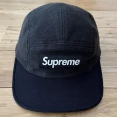 Supreme 2-Tone Twill Camp Cap ブラック 22ss Supreme 2-Tone Twill Camp Cap 