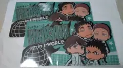 ハイキュー!!　ミニクリアファイル　及川/岩泉/花巻/松川