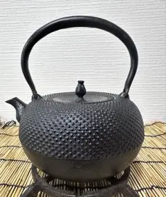 未使用品　南部照光堂　南部鉄瓶　南部鉄器　鉄瓶 未使用品 南部照光堂造 15型アラレ 南部鉄瓶 南部鉄器 鉄瓶 Yahoo!