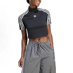 新品XS Adidas Adilenium 半袖トップ　ブラック　IV9323