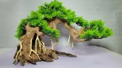 流木アート 龍 盆栽流木 アクアリウム レイアウト - メルカリ