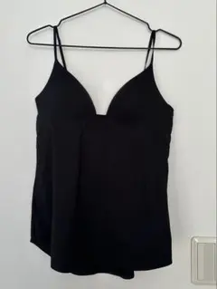 UNIQLO マメクロゴウチ　エアリズム　プランジブラキャミソール　ブラック