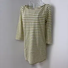 アメリカンアウトフィッターズ】ボーダー Tシャツ ラメ キラキラ ゴールド 白