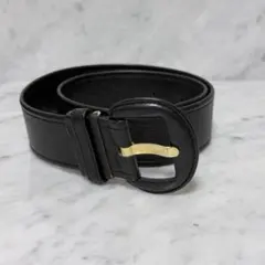 Christian Dior クリスチャンディオール ブラック ベルト 本革 黒のサムネイル
