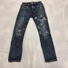 DENIMDUNGAREE ダメージデニム120