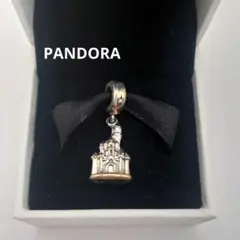 【美品】パンドラ　Pandora ディズニーパークス オーロラ城チャームのサムネイル