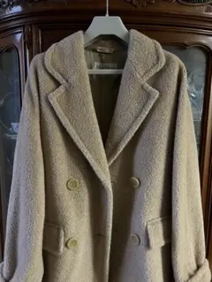 MaxMara ロングコート(アルパカ&ウール)made in Italy