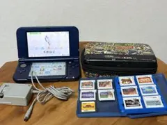 New Nintendo 3DS LL本体 青　充電器付き