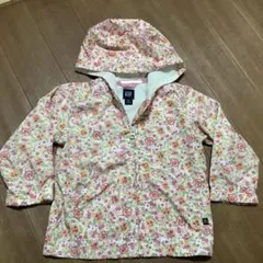 値下げ⭐️ベビーギャップ　baby GAP 花柄　パーカー付　ウィンドブレーカー