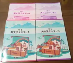 中1 英文法テキストA・Bセット　別冊解答解答付き　臨海セミナー
